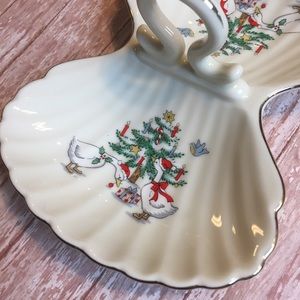 Vintage Christmas Candy Dish